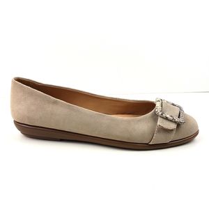 Aerosoles Tan Suede Flats